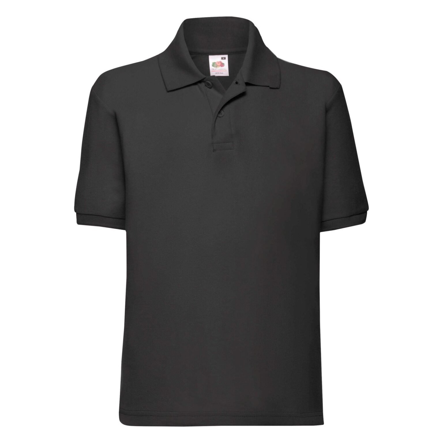 Kids Black Polo